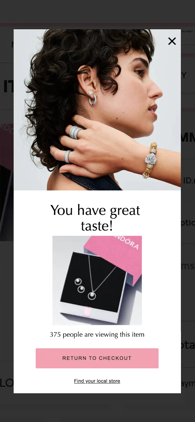 On-site experience preview