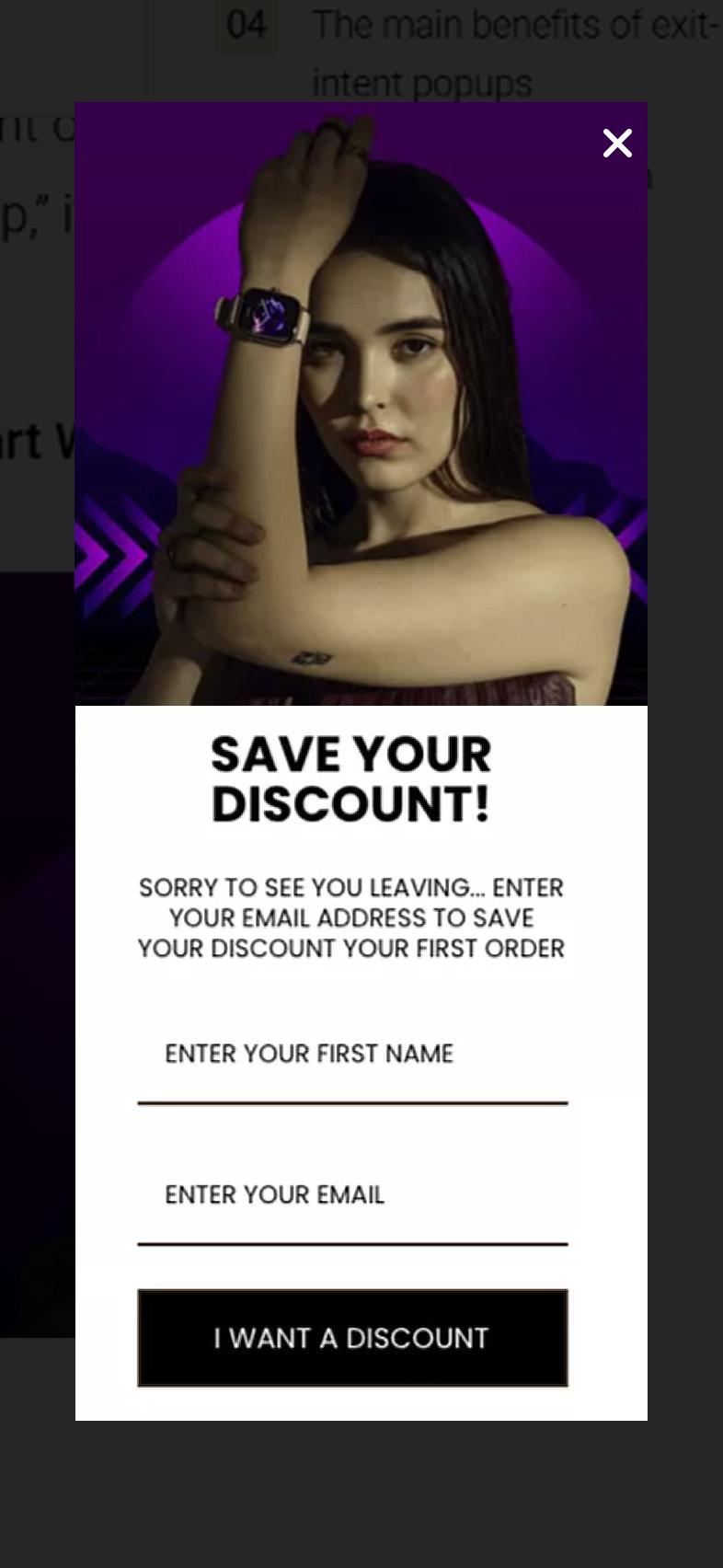 On-site experience preview