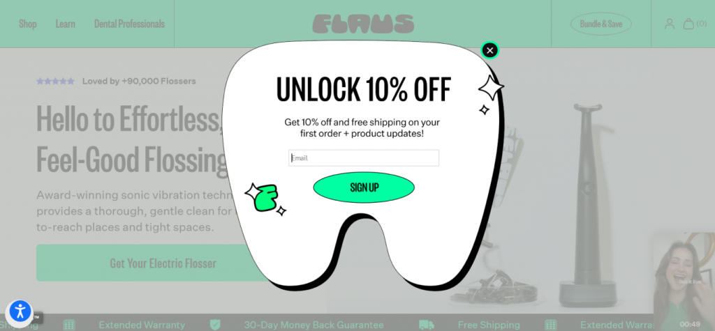 Popup example 25